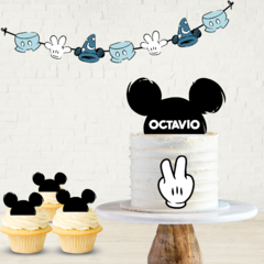 Kit Imprimible Decorativo para Cumpleaños Infantil de Mickey Mouse