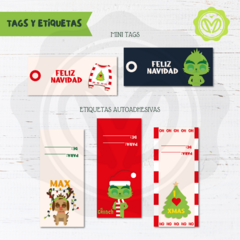 Kit imprimible El Grinch - comprar online