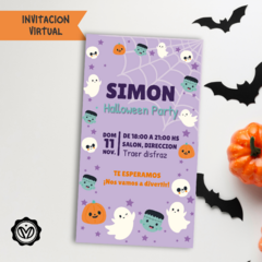 Invitacion digital Halloween