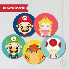 Imagen de Kit Imprimible Super mario bros