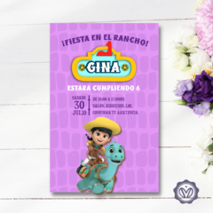 Invitación virtual Min - Dino Ranch