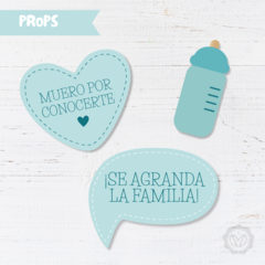 Kit Imprimible de Baby Shower de Conejito Bebé - DaniDesing