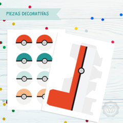 Kit imprimible pokemon - tienda online