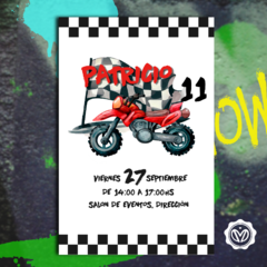 Invitacion virtual motocross