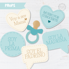 Imagen de Kit Imprimible de Baby Shower de Conejito Bebé