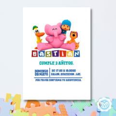 Invitacion Virtual Pocoyo