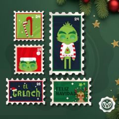 Kit imprimible El Grinch en internet