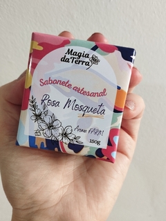 Sabonete Artesanal com óleo de Rosa Mosqueta 120g