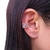 PIERCING FAKE FLORES BANHADO EM PRATA