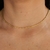 CHOKER CORDÃO BAIANO BANHADA EM OURO 18K