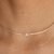 CHOKER ARO NÓ BANHADA EM PRATA - comprar online