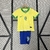 Conjunto Infantil Brasil Uniforme 1 2024 - comprar online