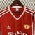 Camisa Retrô Manga Longa Adidas Manchester United Uniforme 1 1986 na internet