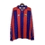 Camisa Retrô Manga Longa Kappa Barcelona Uniforme 1 1996