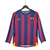 Camisa Retrô Manga Longa Nike Barcelona Uniforme 1 2005