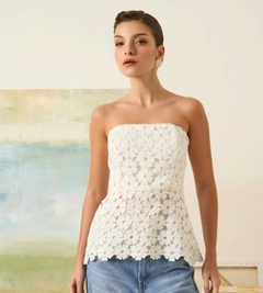 TOP PEPLUM RENDA - comprar online