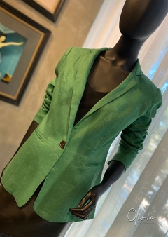 Blazer Linho Natural Color