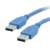 NISUTA - Cable Usb Nisuta 3.0 Macho A Macho 1.80Mts Azul