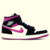 Jordan 1 Preto Rosa Feminino