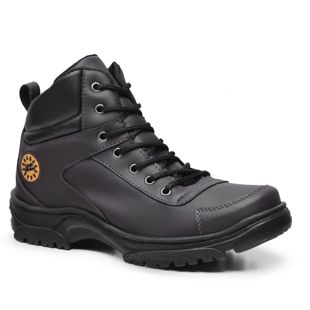 Bota Coturno Adventure em Couro Caterpillar Trivalle Shoes Masculino