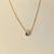 18K gold shiny circle pendant - buy online