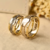 Pair of Ring in 18K Gold Model Abu Dabi