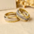 Pair of Ring in 18K Gold Model Abu Dabi - buy online
