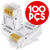 Conector Rj45 Cat5 Cabo De Rede Internet Plug