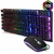 Kit Teclado e Mouse Gamer Rgb Com Fio Usb Pc Computador Jogos