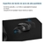 Imagem do Mouse Pad Preto Sem Estampa Grande Liso 70 x 35 cm