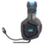 Fone De Ouvido Gamer Over-Ear Knup KP-488 Preto Com azul Ou Preto Com Vermelho Com Luz LED E Com Adaptador - loja online