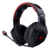 Fone De Ouvido Gamer Over-Ear Knup KP-488 Preto Com azul Ou Preto Com Vermelho Com Luz LED E Com Adaptador na internet