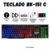 Kit Teclado E Mouse Gamer Usb Exbom Semimecanico Led Rgb - SESTAPE STORE