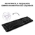 Teclado Pc Computador Notebook Informática Macio Silencioso Com Fio Usb - comprar online