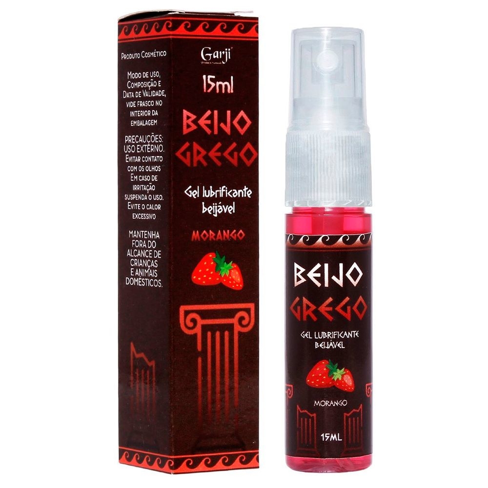 BEIJO GREGO GEL LUBRIFICANTE BEIJÁVEL 15ML GARJI