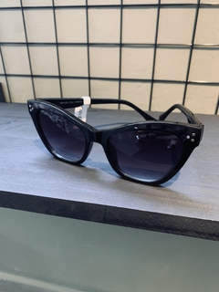 Clover Oversized Acetate Black Piano