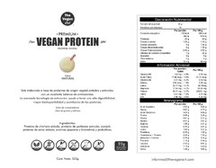 PREMIUM VEGAN PROTEIN (NATURAL) - The Vegan Art