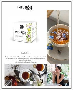 INFUSIONARTE (Deliciosa infusión relajante y para aliviar inflamación estomacal) - comprar en línea