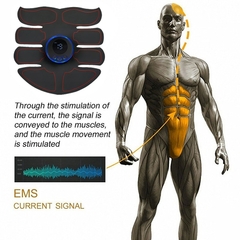 Electroestimulador Muscular Abdominal Usb Ems Charge.