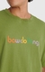 CAMISETA BAW MC REGULAR RAINBOW LETTER M (VERDE)