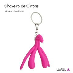 Clitoris-shaped keychain