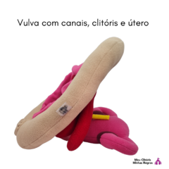 Vulva de Pelúcia com Clitóris e Úteros removíveis na internet