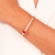 Bracelete Cravejado Rubi - comprar online