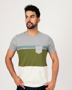 Camiseta Miletus Masculina Tricolor - comprar online