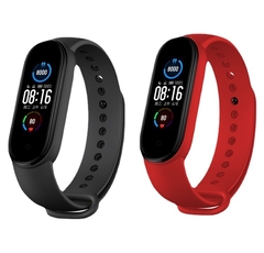 Pulseira de silicone FFOsolid compatível com Mi Band 5.6