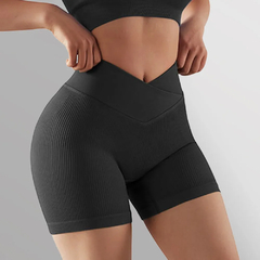 Short respirável da ioga da cintura alta para mulheres, leggings dos esportes, na internet