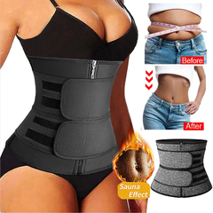 Mulheres cintura trainer neoprene corpo shaper cinto de emagrecimento bainha bar - comprar online