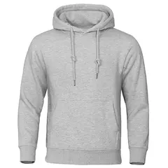 Homens De Cor Sólida Hoodies Velo Quente Mens Camisola Moda Streetwear dos home - comprar online