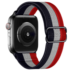 Correia de náilon do laço de scrunchie para apple relógio 6 banda 44mm série