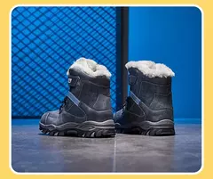 5-12 inverno quente pele botas de neve crianças sapatos peludos meninos menina - loja online